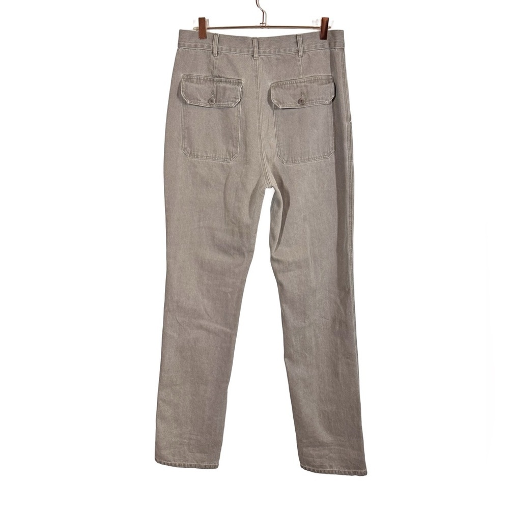 Djerf Avenue Straight-Leg Utility Pants in Taupe - Picture 2 of 14